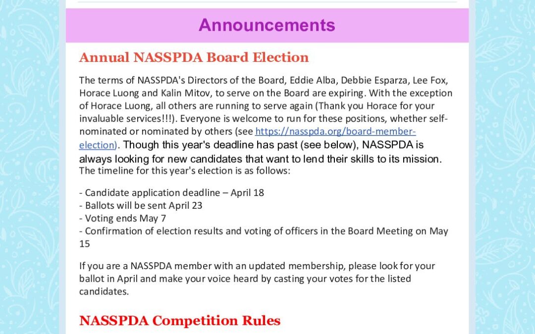 April 2022 E-Newsletter