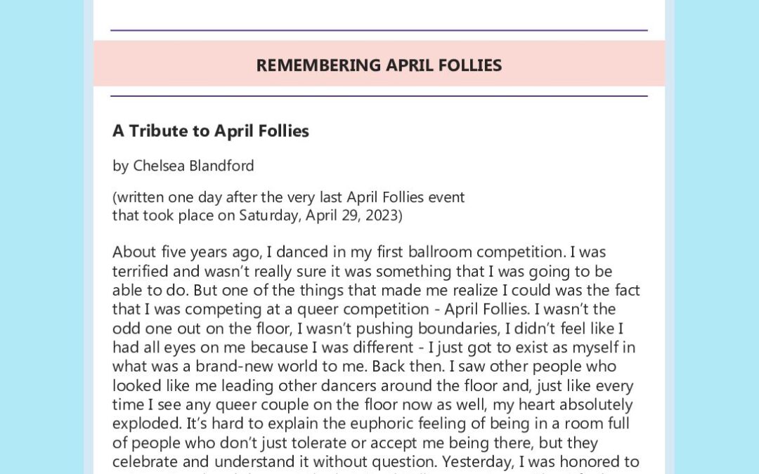 May 2023 E-Newsletter