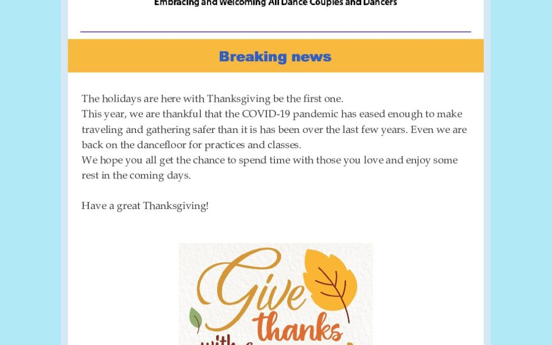 November 2022 E-Newsletter