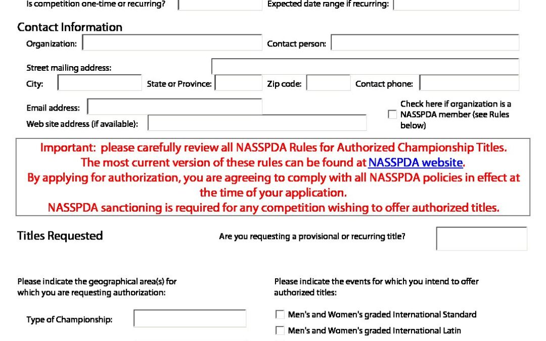 TitleAuthorizationApplication